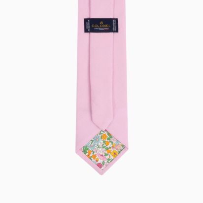 Peony Linen Tie