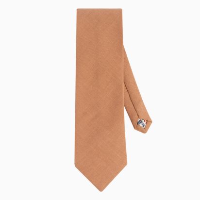 Caramel Linen Tie