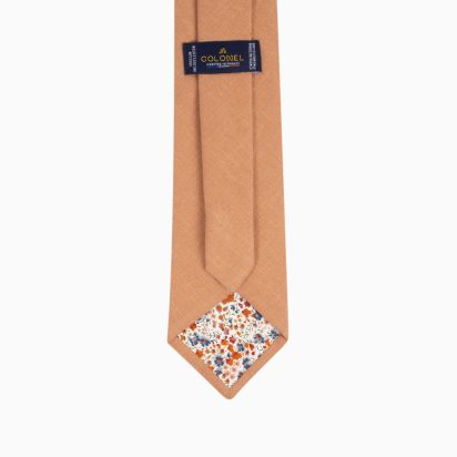 Caramel Linen Tie