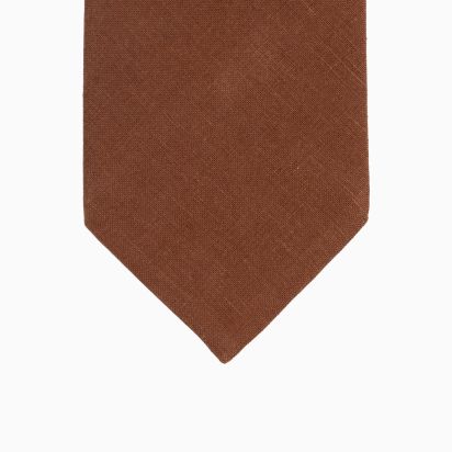 Tobacco Linen Tie