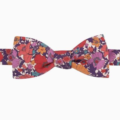 Liberty Purple Meadow Song Bow Tie
