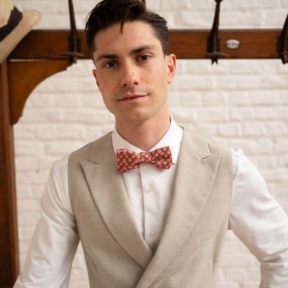 Liberty Copper Peter Bow Tie 2