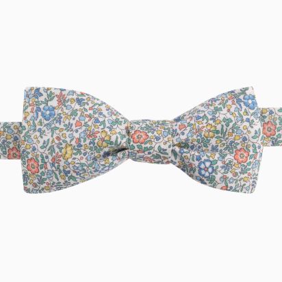 Noeud papillon Liberty Katie & Millie vert sauge / abricot