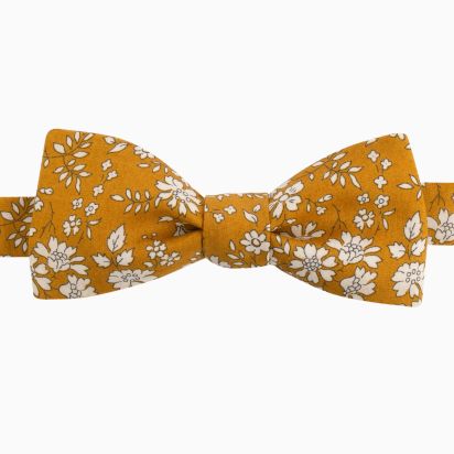 Liberty Mustard Capel Bow Tie