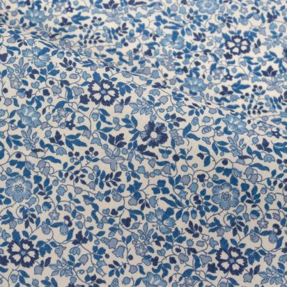 Tissu au mètre Liberty Katie & Millie bleu foncé