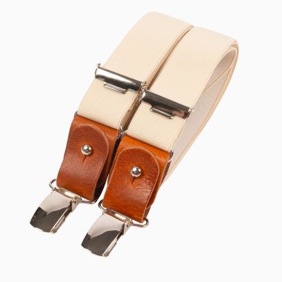 Bretelles Fines Héritage sahara cuir camel